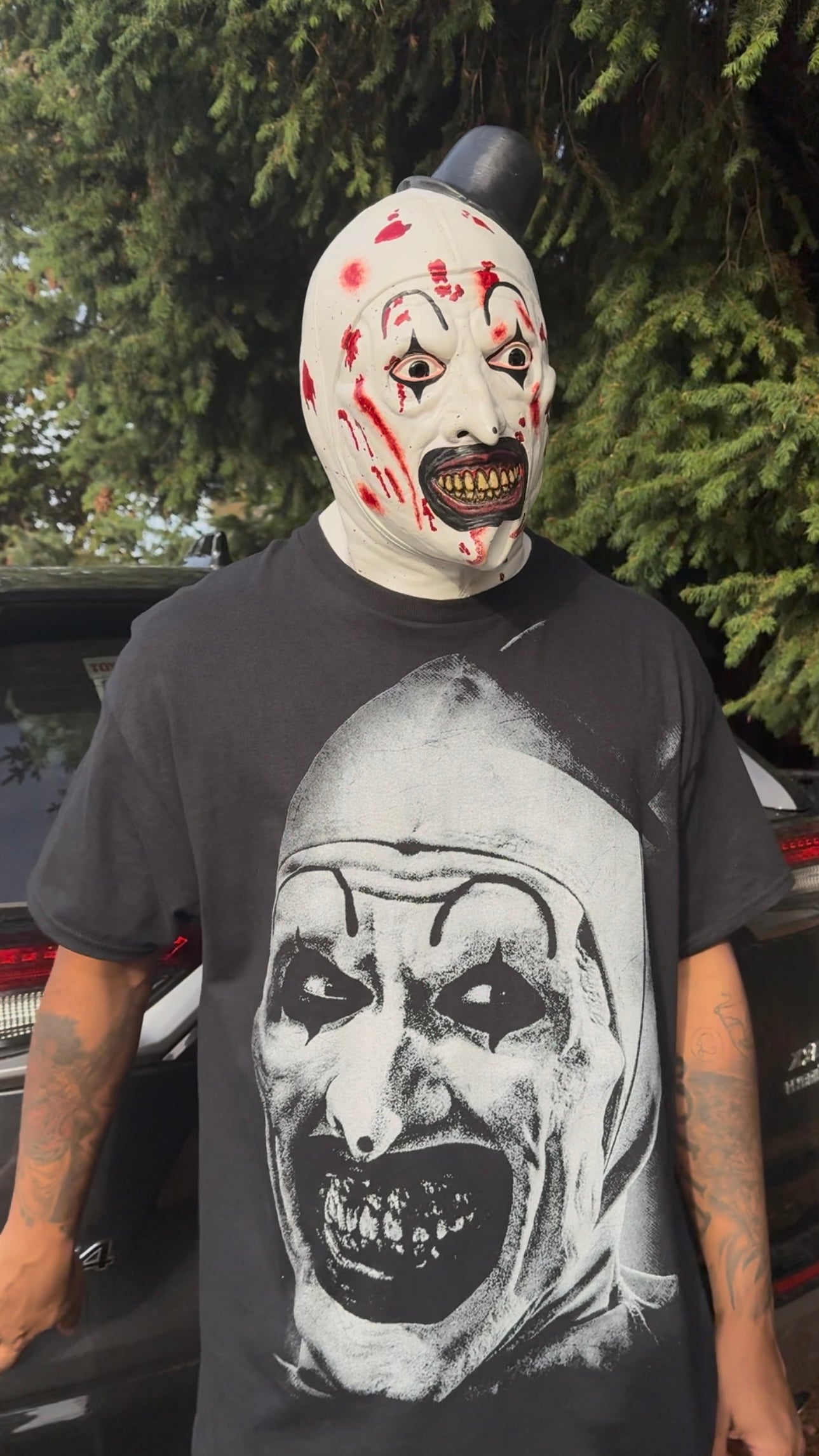 "ART THE CLOWN" Jumbo Print Tee
